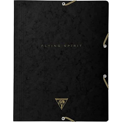 Папка на резинках "Flying Spirit", А4, 15 мм, черный