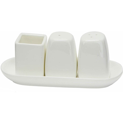 Набор для специй "WL-996005/SP", фарфор, белый  - 2