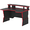 Стол компьютерный игровой "Skill STG 1390", антрацит, красный - 2
