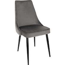 Стул Бюрократ "CH-K4_2", ткань, темно-серый, металл,  комплект 2 штуки