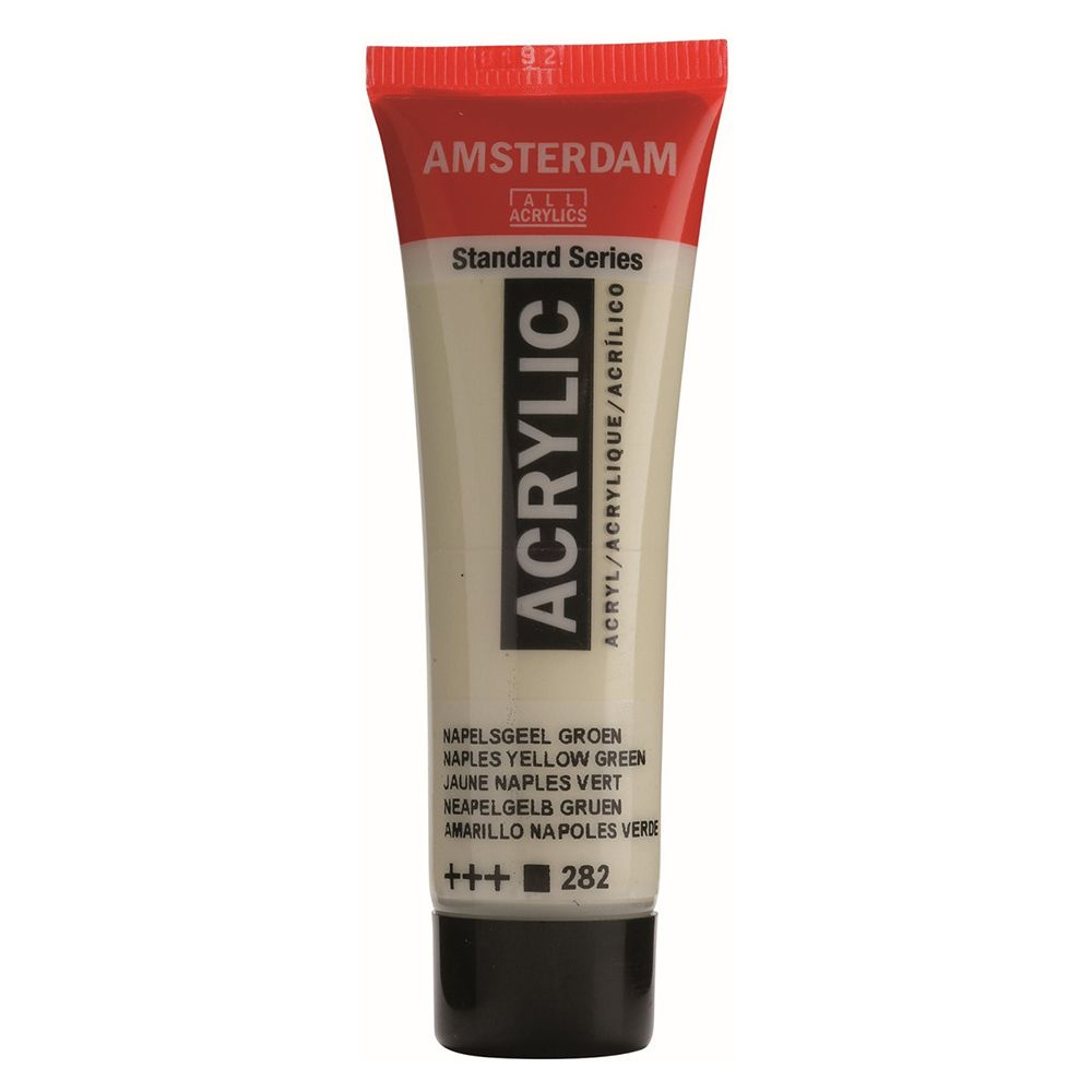 Краски акриловые "Amsterdam", 282 неаполитанский желто-зеленый, 20 мл, туба