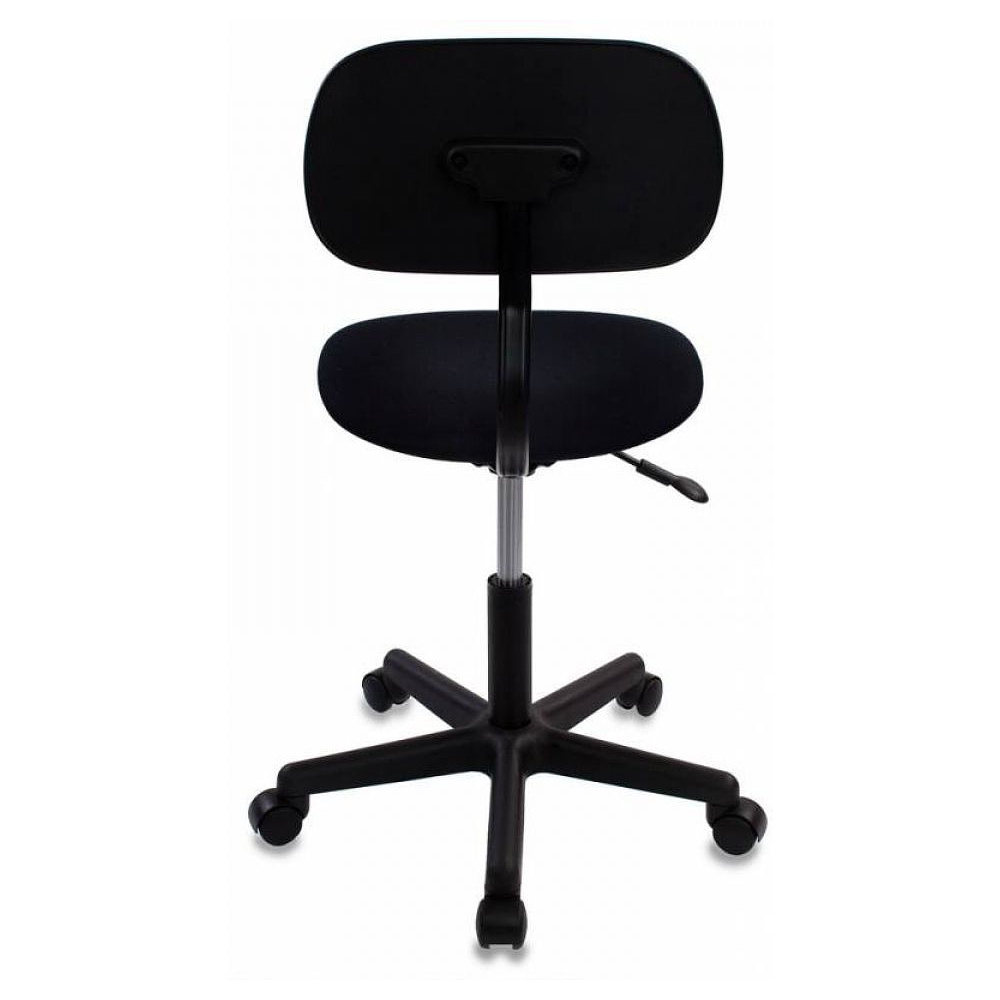 Кресло для персонала "Бюрократ CH-1201", ткань, пластик, черный - 4