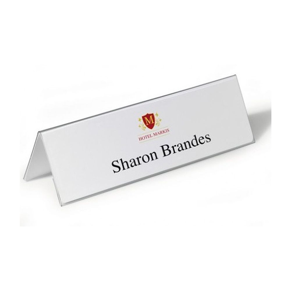 Бейдж настольный, 105x210x297 мм, прозрачный - 2