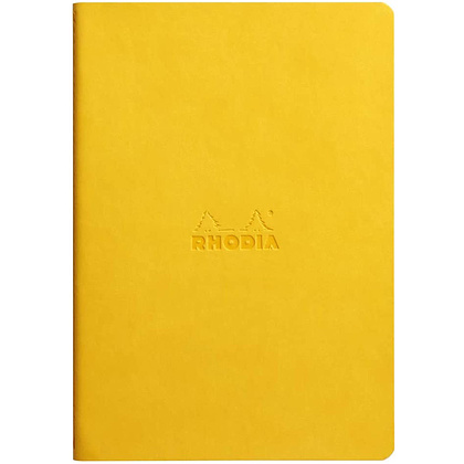 Блокнот "Rhodiarama", A5, 32 листа, линейка, желтый нарцисс
