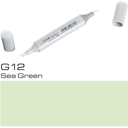 Маркер перманентный "Copic Sketch", G-12 морской зеленый