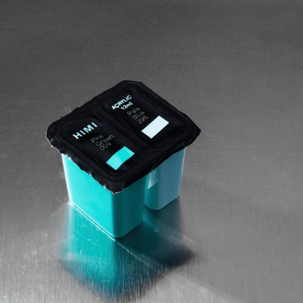 Краски акриловые"Himi Jelly Cup", набор 36 цветов, 12 мл, кювета - 10