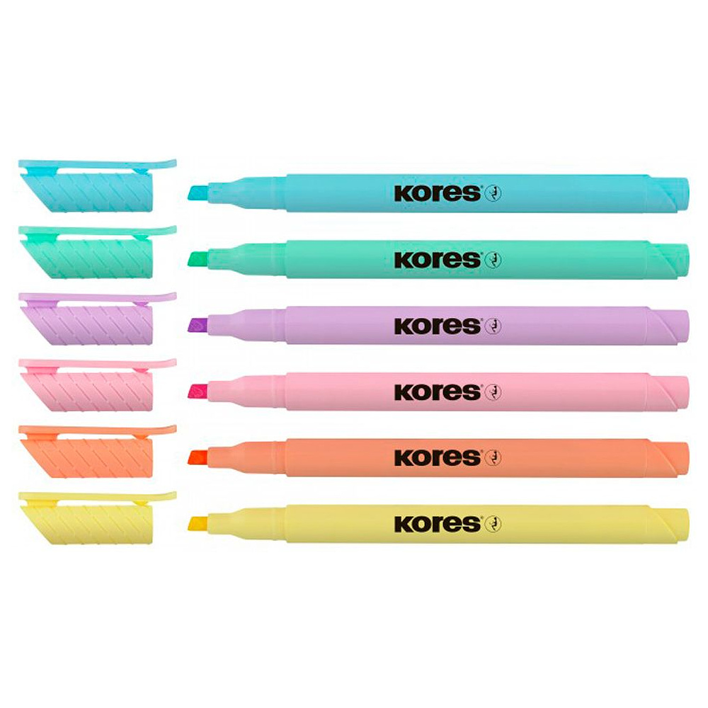 Набор маркеров текстовых "HighLiner Slim", 6 шт, ассорти - 2