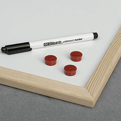 Магнитная доска с полимерным покрытием "C", 90х120 см, белый - 4