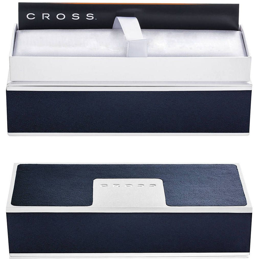 Ручка шариковая автоматическая "Cross Classic Century Black Lacquer", 0.7 мм, черный, серебристый, стержень черный - 4