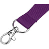Тесьма с карабином для бейджа "8391", 900x20 мм, фиолетовый - 2