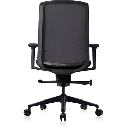 Кресло для руководителя Bestuhl "J1", сетка, ткань, пластик, черный  - 5