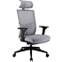 Кресло д/руководителя EVERPROF Fuji  сетка, серый, крестов. пластик