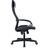 Компьютерное кресло "Бюрократ CH-NOVA LUX", сетка, экокожа, пластик, черный - 4