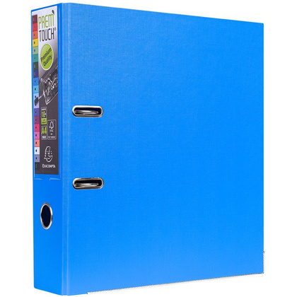 Папка-регистратор "Exacompta", A4, 80 мм, ПВХ, светло-синий