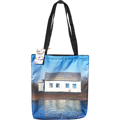 Сумка для покупок "Дом", Валерий Шкарубо, разноцветный - 3