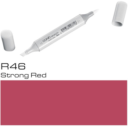 Маркер перманентный "Copic Sketch", R-46 сильный красный