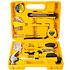 Набор инструмента Deli YS EDL1018J, 18 предметов, кейс, желтый