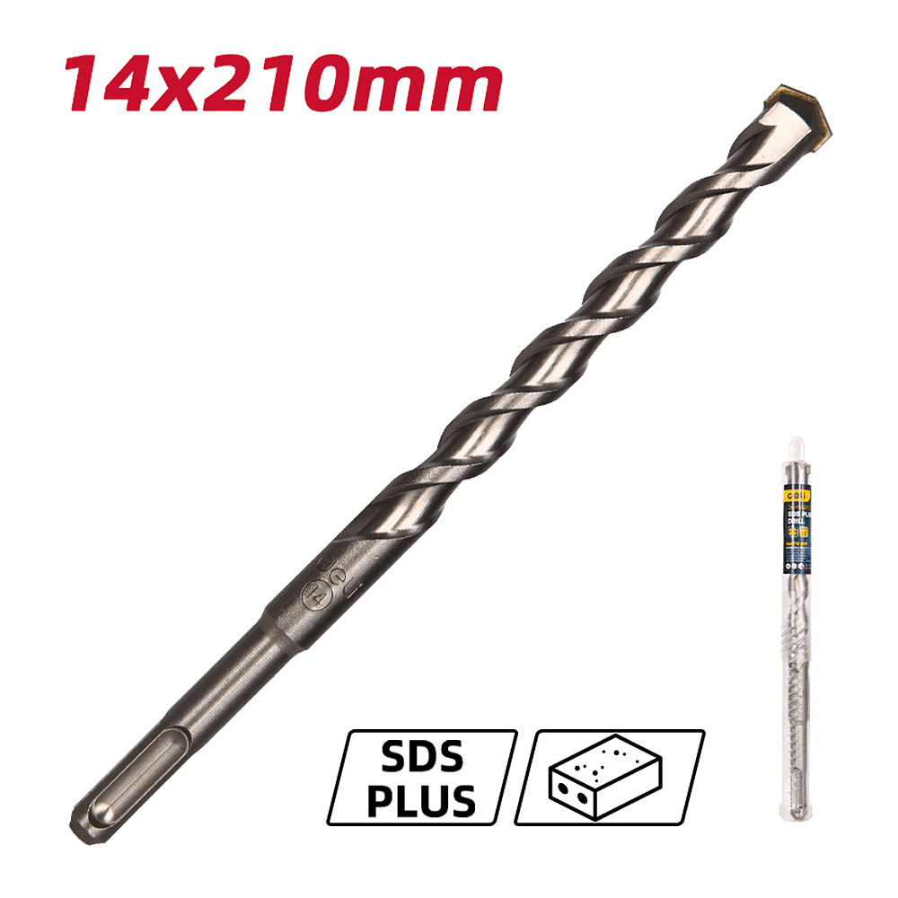 Бур по бетону Deli YS EDH-Y14210, 14 x 210 мм, SDS-PLUS - 2