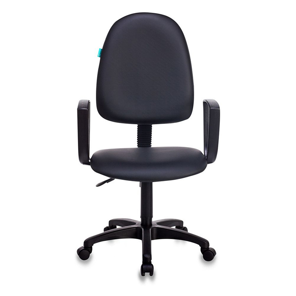 Кресло для персонала Бюрократ "Престиж+ CH-1300N/OR-16", кожзам, пластик, черный  - 2