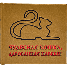 Книга-мини "Чудесная кошка, дарованная навеки"