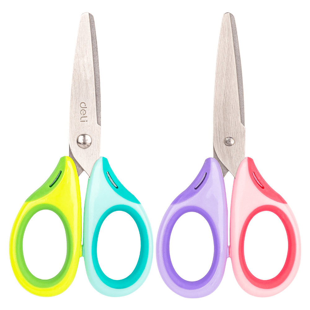 Ножницы "Deli 6068", 13.5 см, ассорти