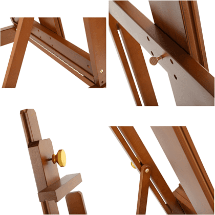 Мольберт-станок "Старый мастер", красный бук, 230 см, холст до 194 см - 8