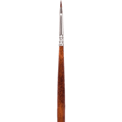 Кисть "Escoda Versatil Brush L/H", синтетика, темно-коричневый, плоская, №0 - 2