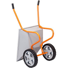 Тачка строительная "КОМ ТССР-2", 2 литых колеса, 240 кг