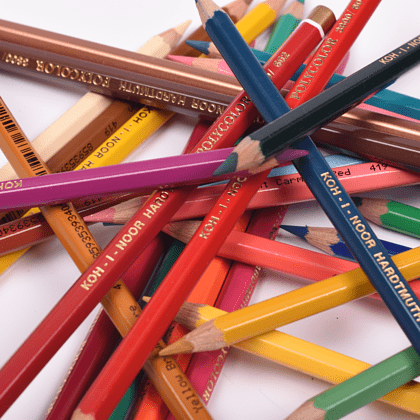Карандаш цветной Koh-I-Noor "Polycolor 3800", 802 охра желтая темная - 2