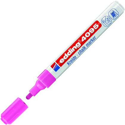 Маркер меловой Edding "4095", белый - 12