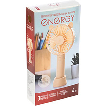 Электровентилятор настольный Energy "EN-0610 USB", розовый 