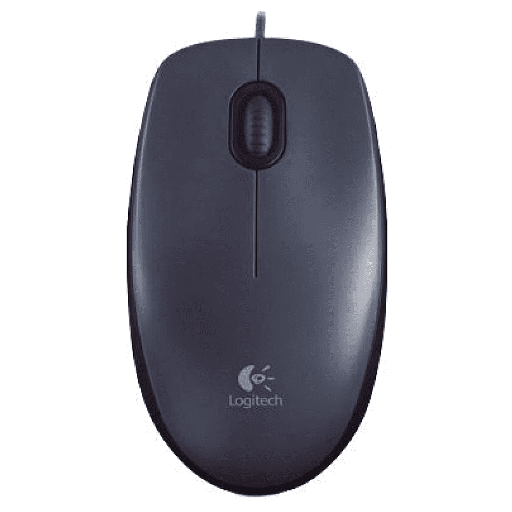 Мышь Logitech "Mouse M90", проводная, 1000 dpi, 3 кнопки, черный 967461 ...
