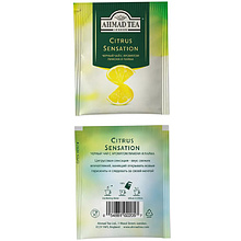 Чай "Ahmad Tea" Citrus Sensation, 25 пакетиков x1.8 г, черный