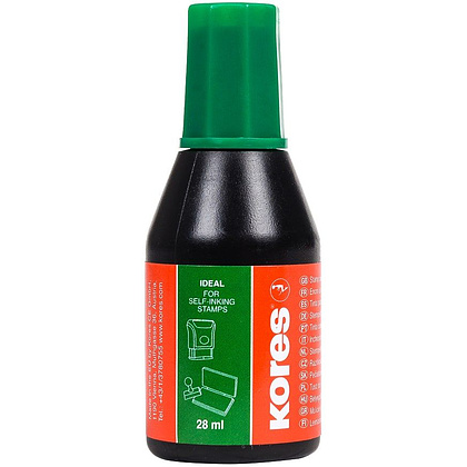 Краска штемпельная, 28 мл, зеленый