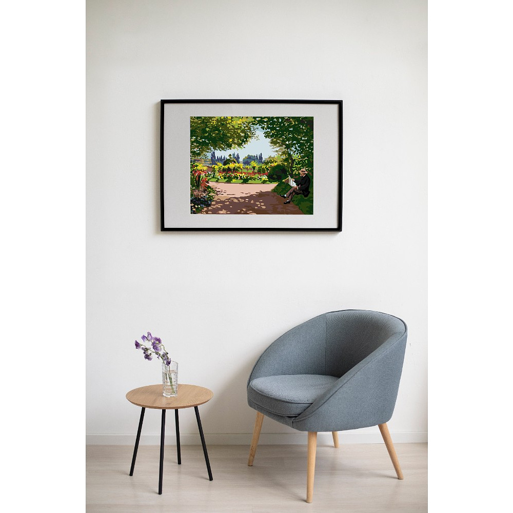 Картина по номерам "Клод Моне. Сад имени Баумана" - 4