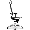 Кресло для руководителя "METTA SAMURAI S-3.04", ткань, металл, пластик, черный - 3