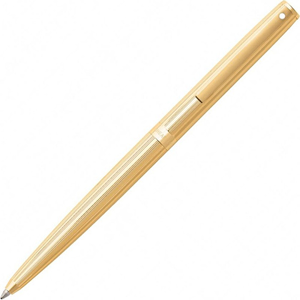 Ручка шариковая автоматическая "Sheaffer Sagaris", 0.7 мм, золотистый, стерж. черный