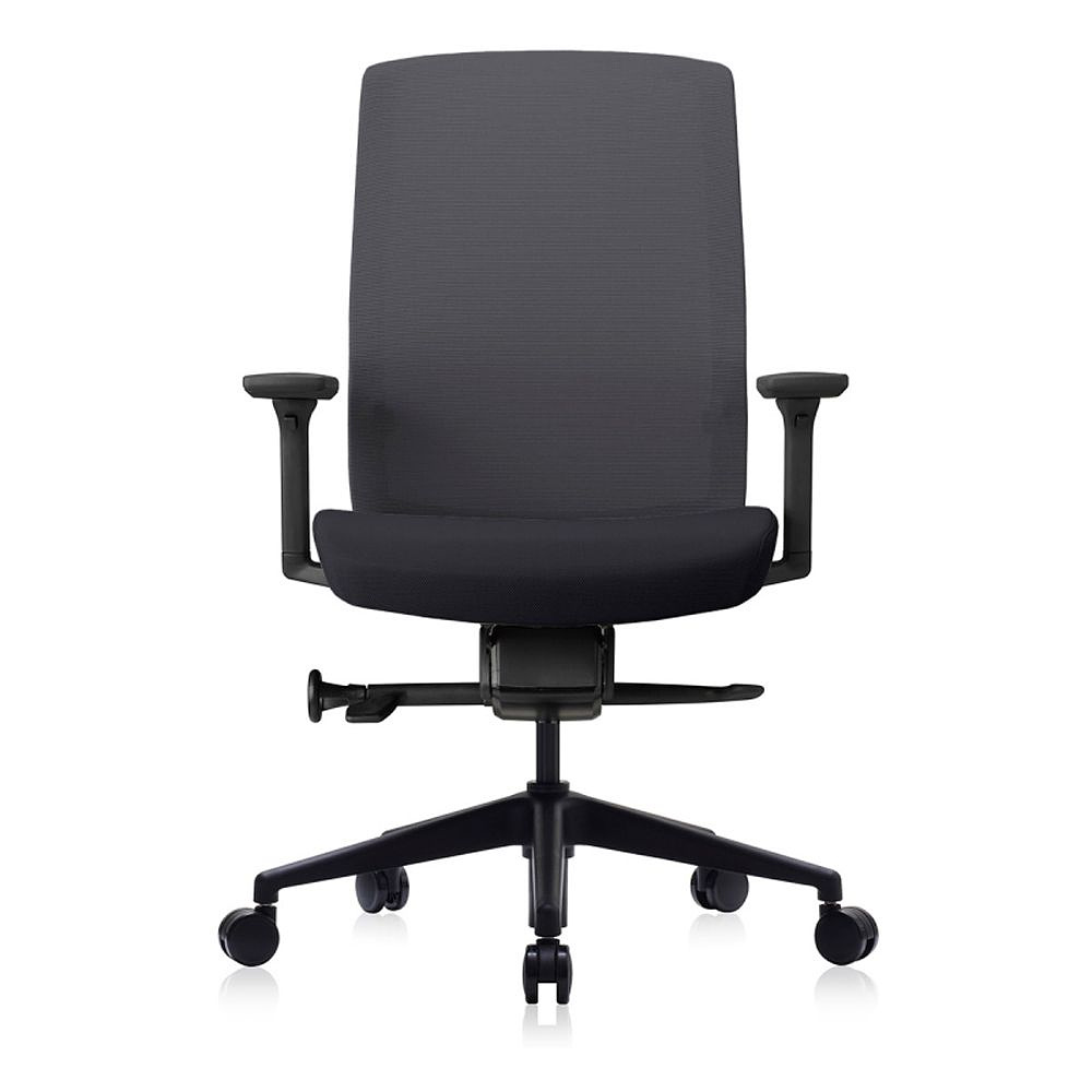 Кресло для руководителя Bestuhl "J1", сетка, ткань, пластик, черный  - 2