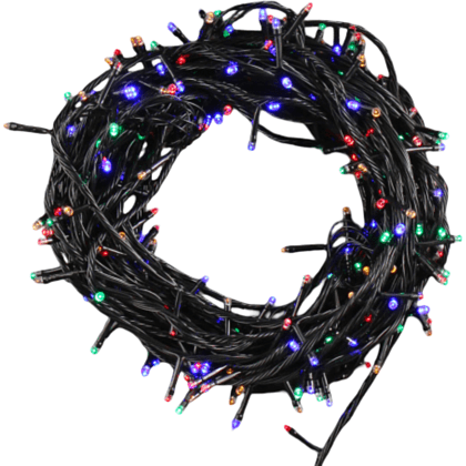 Гирлянда электрическая LED "Нить", 22 м, мультиколор