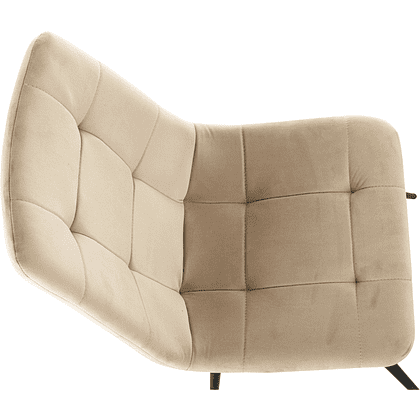 Стул Бюрократ "CH-K1_4", ткань, бежевый, металл, комплект 4 штуки - 6