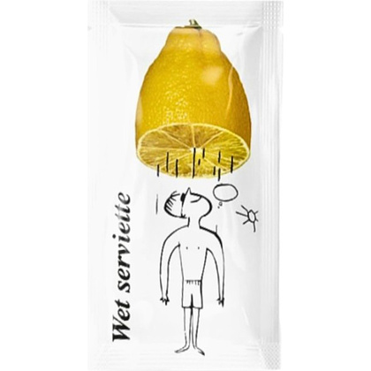 Салфетки влажные, саше, Нейтральная, 1 шт/упак