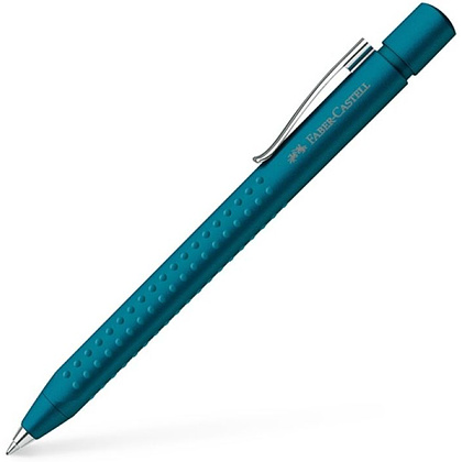 Ручка шариковая автоматическая "Faber-Castell Grip 2011", 0.7 мм, черный, стерж. синий