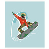 Тетрадь "Snowboarding", А5, 48 листов, линейка, ассорти - 5