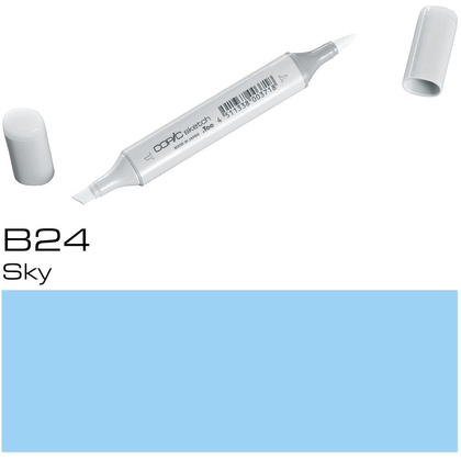 Маркер перманентный "Copic Sketch", B-24 небесный голубой
