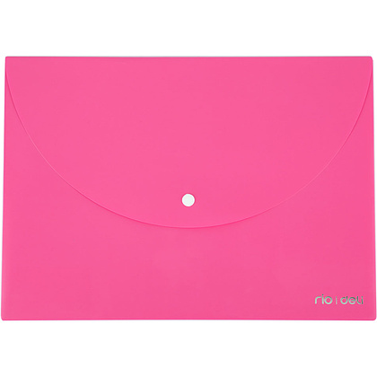 Папка-конверт на кнопке "Deli", A4, ассорти - 3