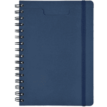 Ежедневник недатированный "Pragmatic", А5, на гребне, темно-синий