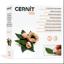 Полимерная глина "Cernit. Starter kit, flower brooch"