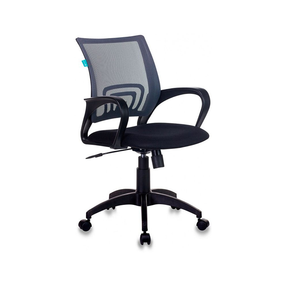 Кресло для персонала Бюрократ "CH-695N/BLACK", ткань, пластик, серый