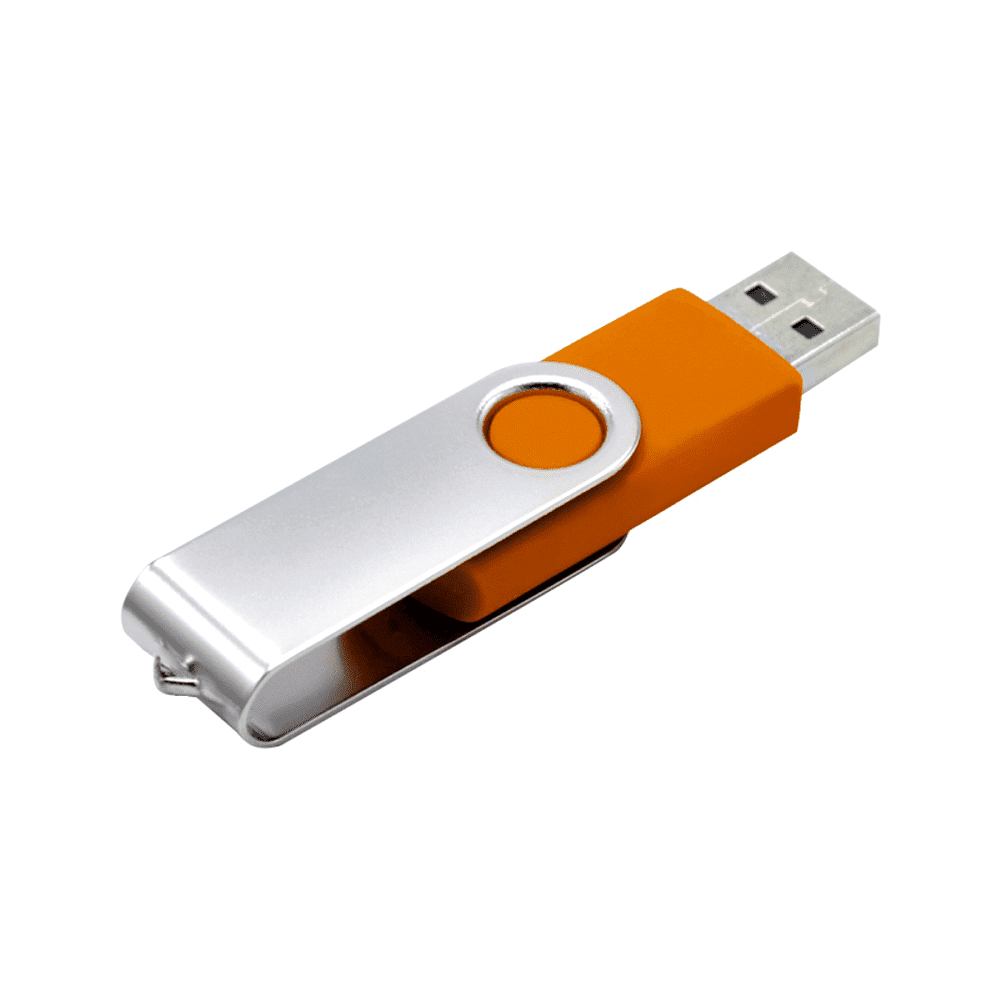 USB Flash 2.0 16 Gb VDF-008, пластик, метал, оранжевый   - 2