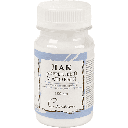 Лак акриловый матовый "Сонет", 100 мл